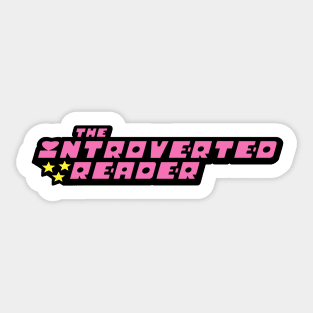 the introverted reader Sticker